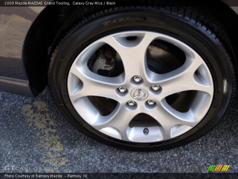 Galaxy Gray Mica / Black 2009 Mazda MAZDA5 Grand Touring