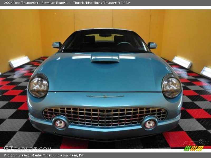 Thunderbird Blue / Thunderbird Blue 2002 Ford Thunderbird Premium Roadster