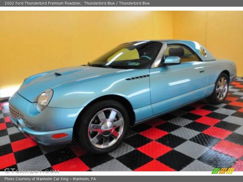 Thunderbird Blue / Thunderbird Blue 2002 Ford Thunderbird Premium Roadster