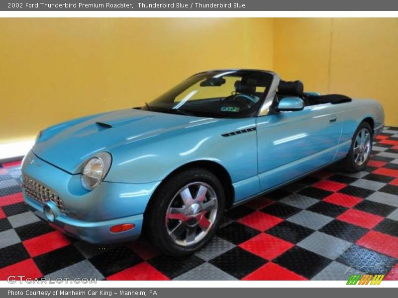 Thunderbird Blue / Thunderbird Blue 2002 Ford Thunderbird Premium Roadster