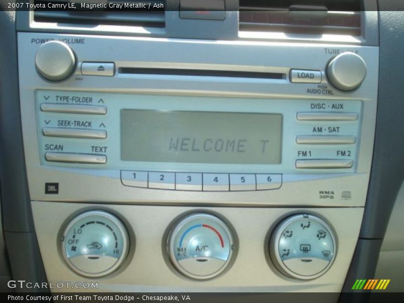 Magnetic Gray Metallic / Ash 2007 Toyota Camry LE
