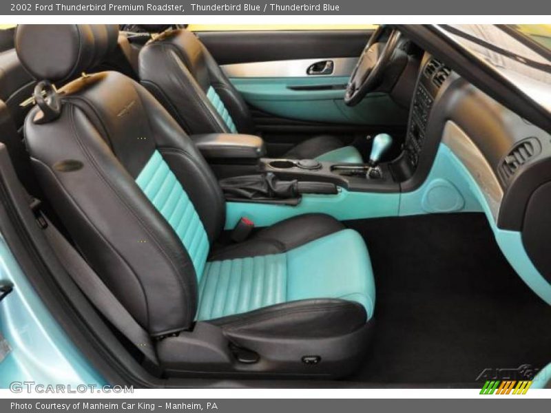 Thunderbird Blue / Thunderbird Blue 2002 Ford Thunderbird Premium Roadster
