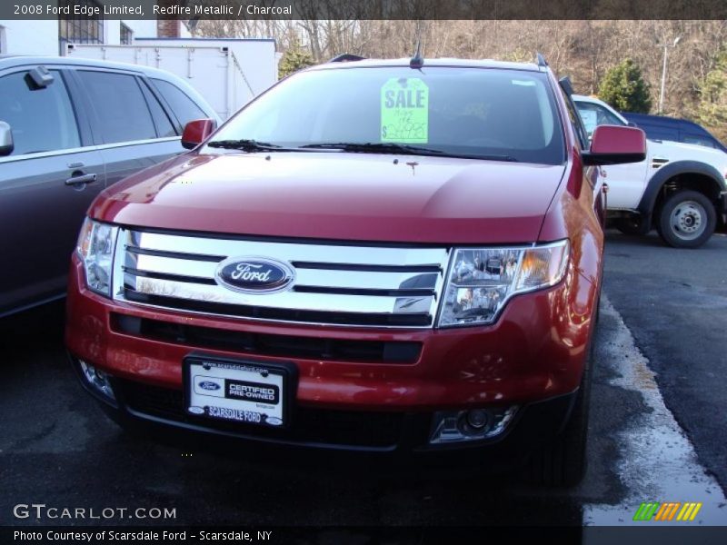 Redfire Metallic / Charcoal 2008 Ford Edge Limited