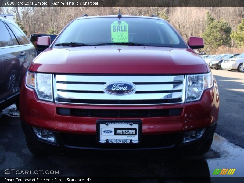 Redfire Metallic / Charcoal 2008 Ford Edge Limited