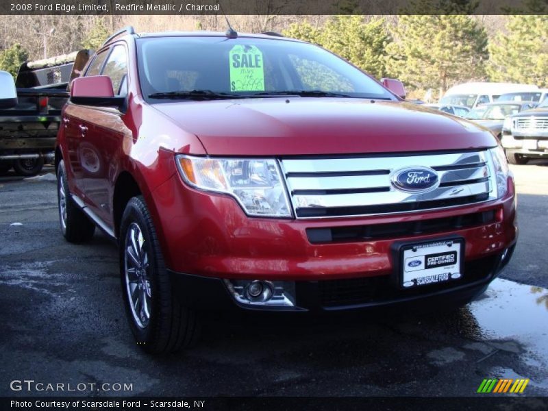 Redfire Metallic / Charcoal 2008 Ford Edge Limited