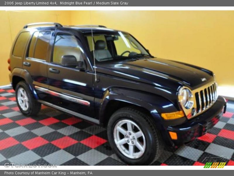 Midnight Blue Pearl / Medium Slate Gray 2006 Jeep Liberty Limited 4x4