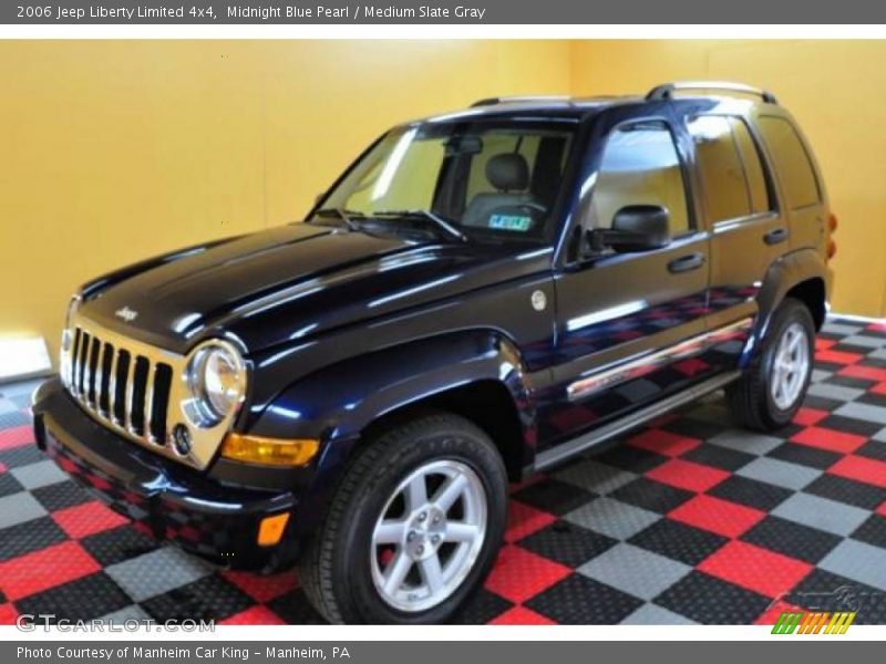 Midnight Blue Pearl / Medium Slate Gray 2006 Jeep Liberty Limited 4x4