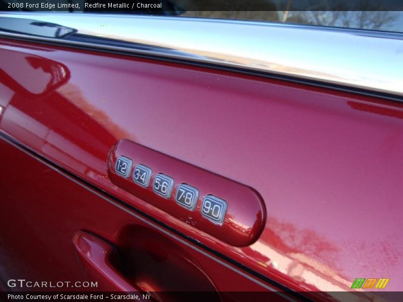 Redfire Metallic / Charcoal 2008 Ford Edge Limited