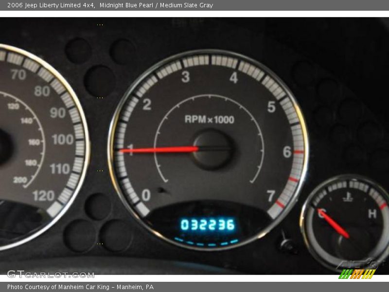 Midnight Blue Pearl / Medium Slate Gray 2006 Jeep Liberty Limited 4x4
