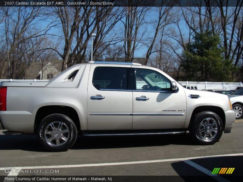 Quicksilver / Ebony/Ebony 2007 Cadillac Escalade EXT AWD