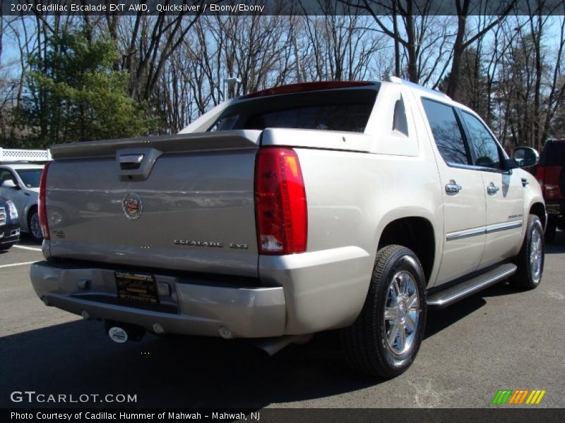 Quicksilver / Ebony/Ebony 2007 Cadillac Escalade EXT AWD