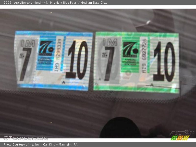 Midnight Blue Pearl / Medium Slate Gray 2006 Jeep Liberty Limited 4x4