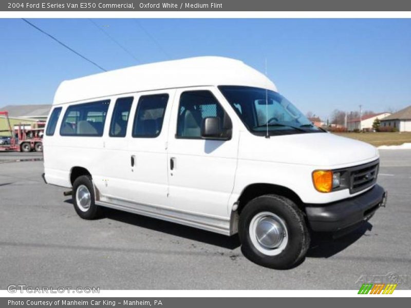 Oxford White / Medium Flint 2004 Ford E Series Van E350 Commercial