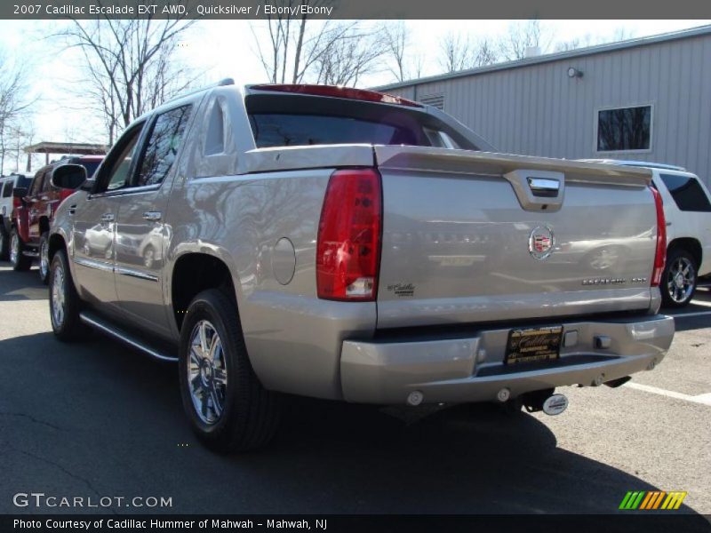 Quicksilver / Ebony/Ebony 2007 Cadillac Escalade EXT AWD