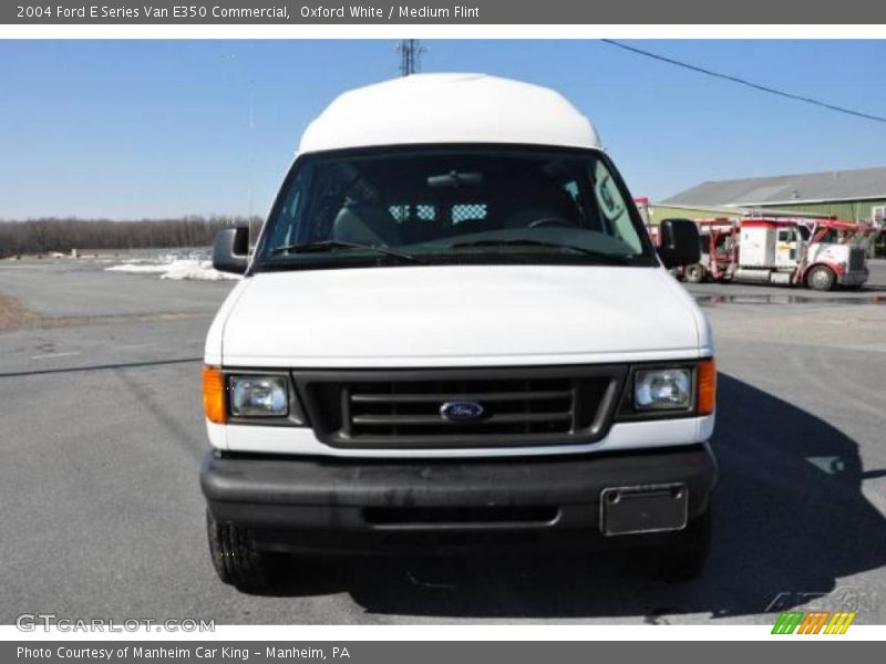 Oxford White / Medium Flint 2004 Ford E Series Van E350 Commercial