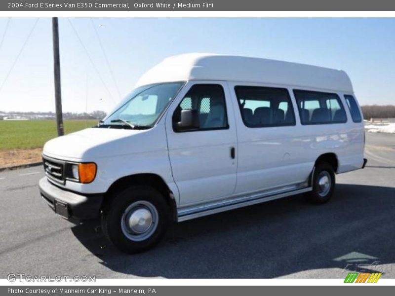 Oxford White / Medium Flint 2004 Ford E Series Van E350 Commercial