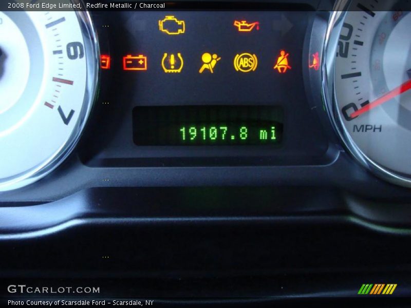 Redfire Metallic / Charcoal 2008 Ford Edge Limited