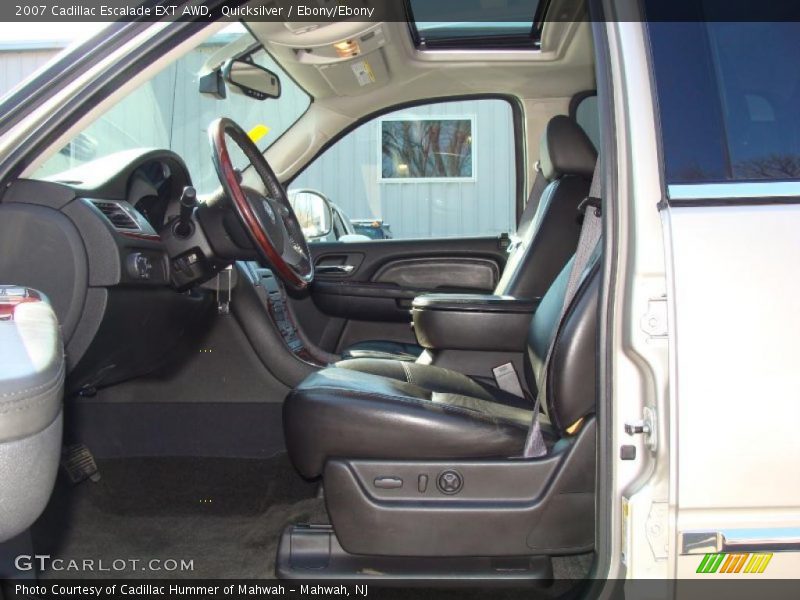 Quicksilver / Ebony/Ebony 2007 Cadillac Escalade EXT AWD