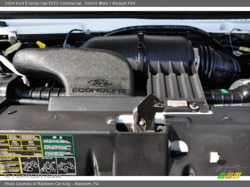 Oxford White / Medium Flint 2004 Ford E Series Van E350 Commercial