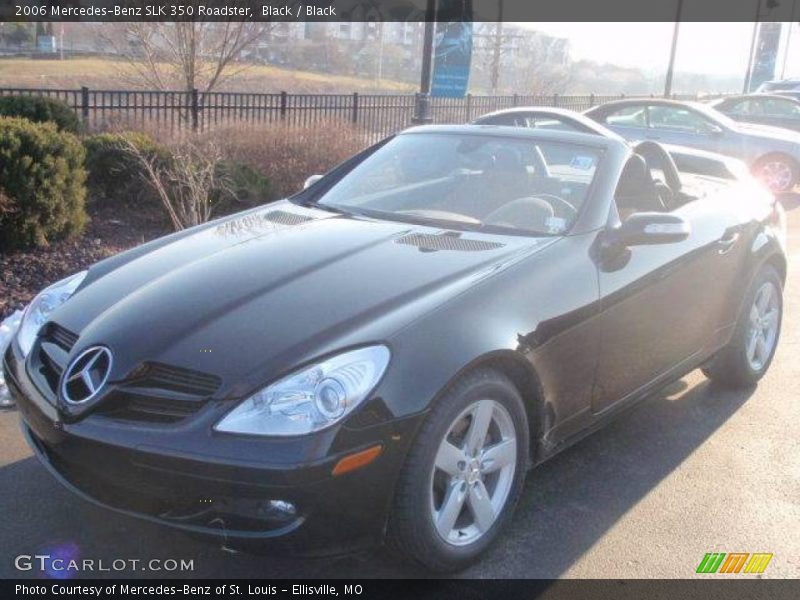Black / Black 2006 Mercedes-Benz SLK 350 Roadster