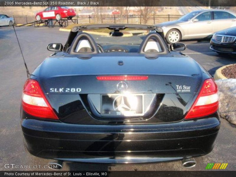 Black / Black 2006 Mercedes-Benz SLK 350 Roadster