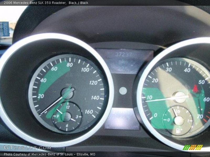 Black / Black 2006 Mercedes-Benz SLK 350 Roadster