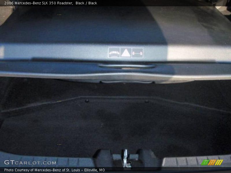 Black / Black 2006 Mercedes-Benz SLK 350 Roadster