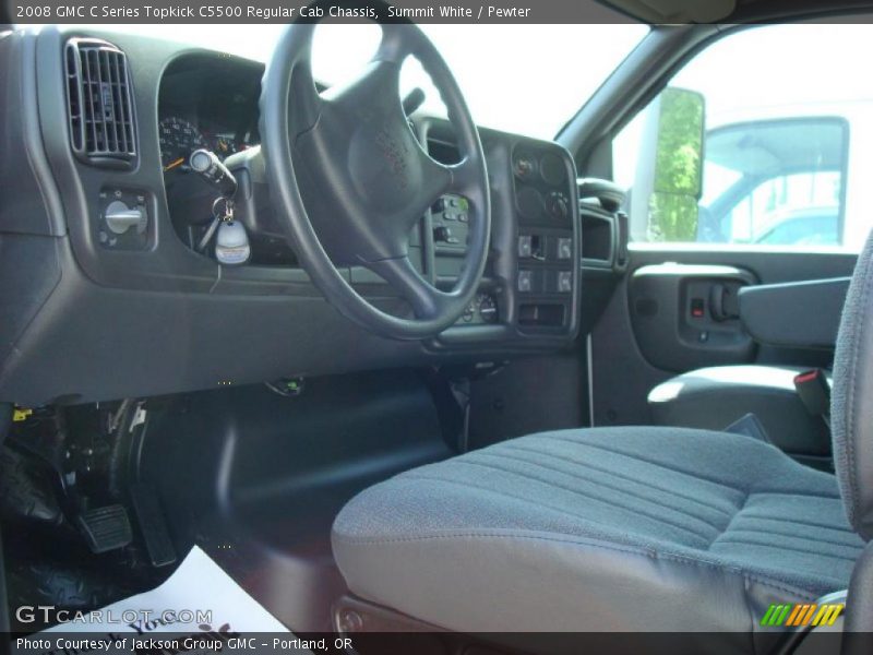 Summit White / Pewter 2008 GMC C Series Topkick C5500 Regular Cab Chassis