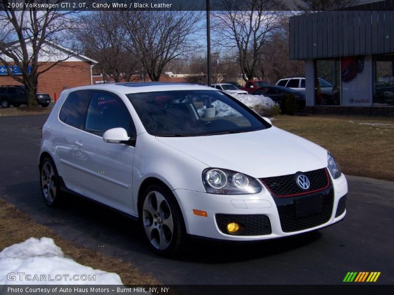 Candy White / Black Leather 2006 Volkswagen GTI 2.0T