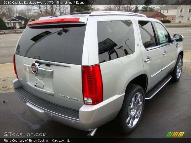 Silver Lining / Ebony 2010 Cadillac Escalade Hybrid AWD
