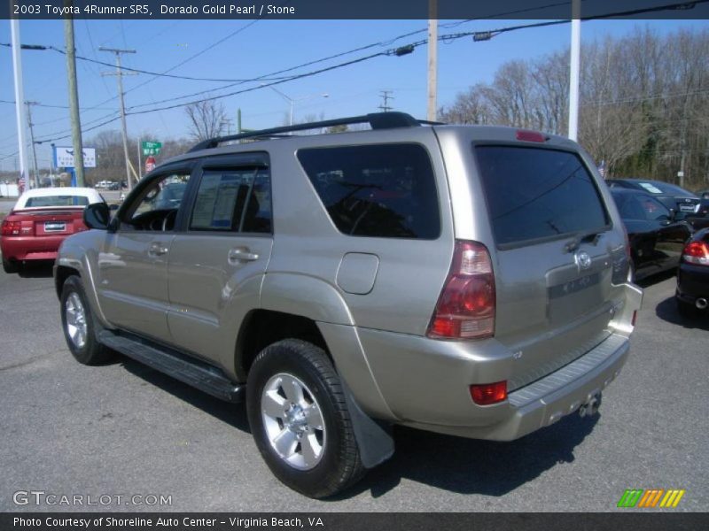 Dorado Gold Pearl / Stone 2003 Toyota 4Runner SR5