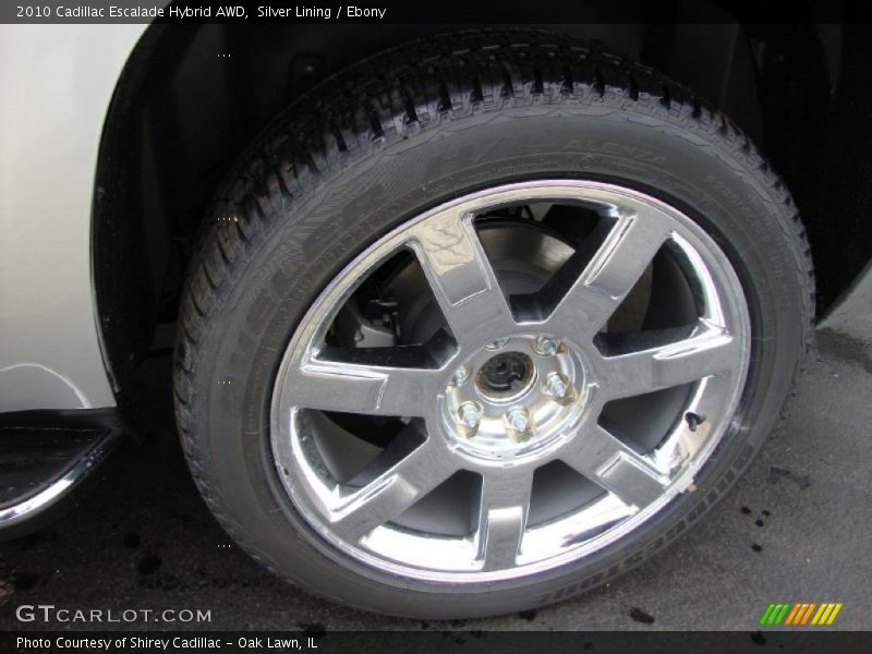 Silver Lining / Ebony 2010 Cadillac Escalade Hybrid AWD