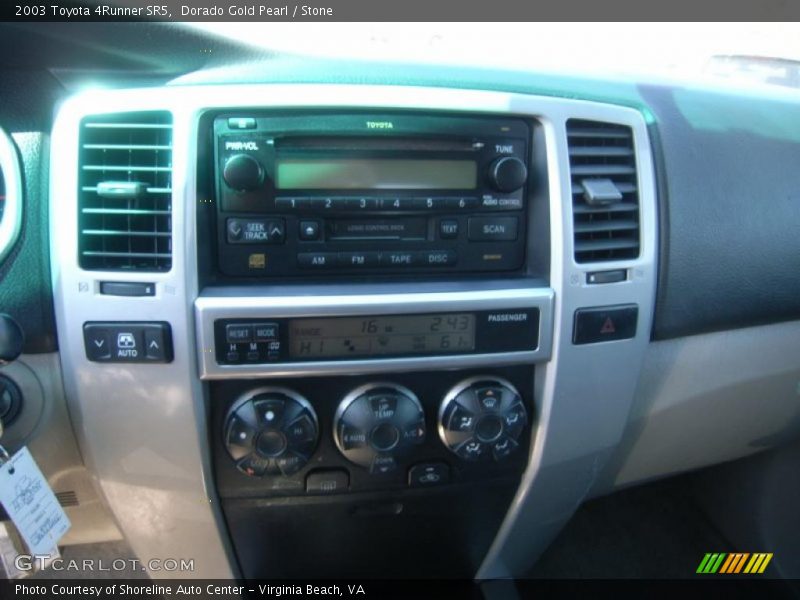 Dorado Gold Pearl / Stone 2003 Toyota 4Runner SR5