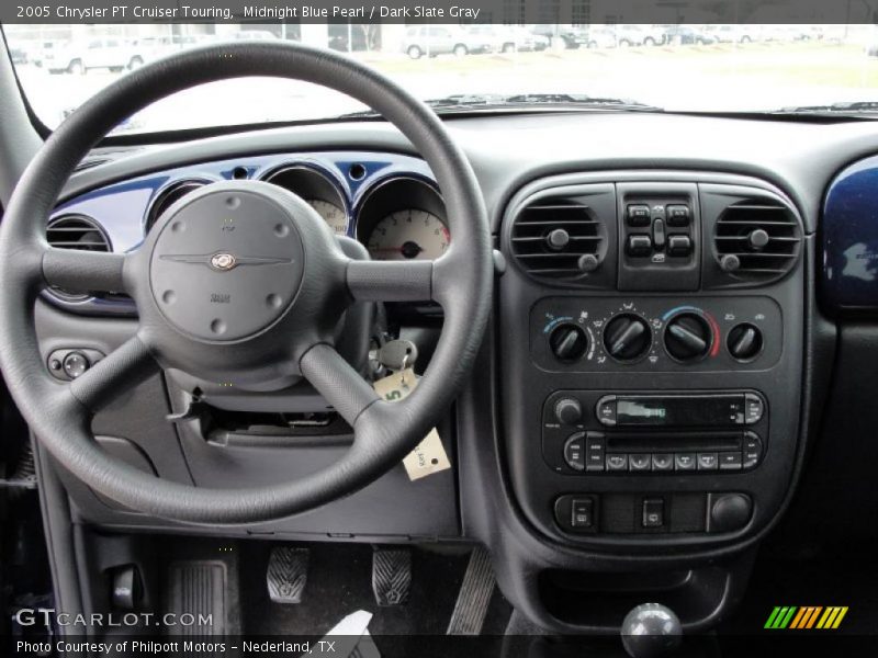 Midnight Blue Pearl / Dark Slate Gray 2005 Chrysler PT Cruiser Touring