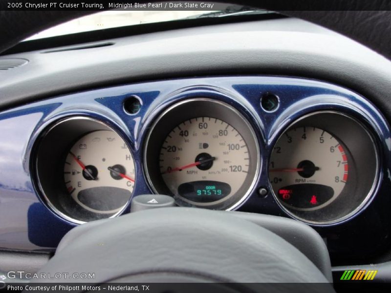 Midnight Blue Pearl / Dark Slate Gray 2005 Chrysler PT Cruiser Touring