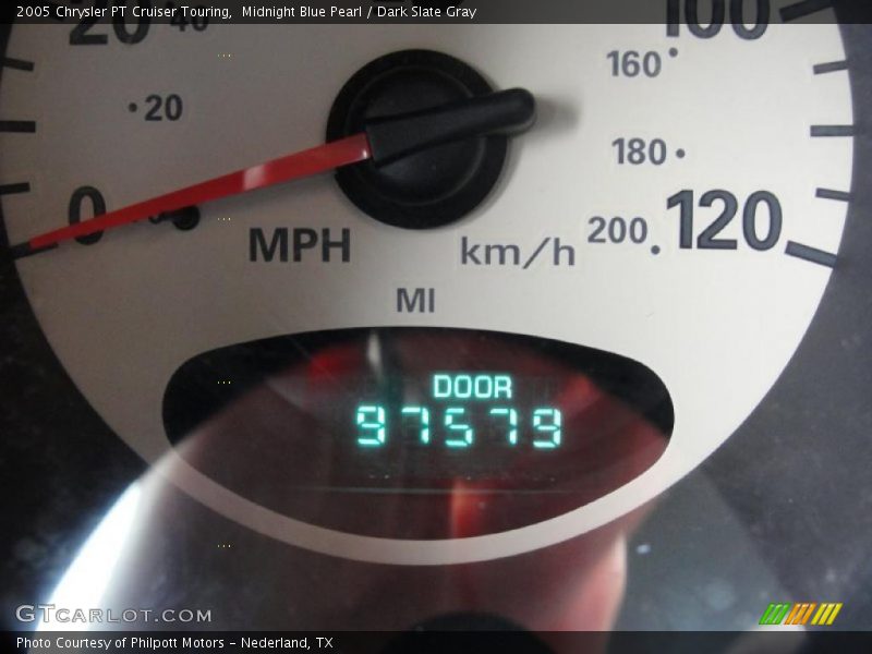 Midnight Blue Pearl / Dark Slate Gray 2005 Chrysler PT Cruiser Touring