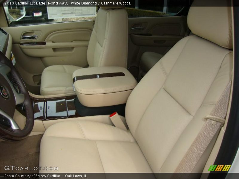 White Diamond / Cashmere/Cocoa 2010 Cadillac Escalade Hybrid AWD