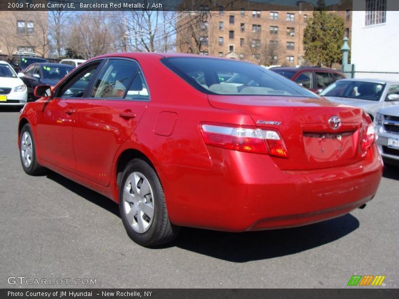 Barcelona Red Metallic / Ash 2009 Toyota Camry LE