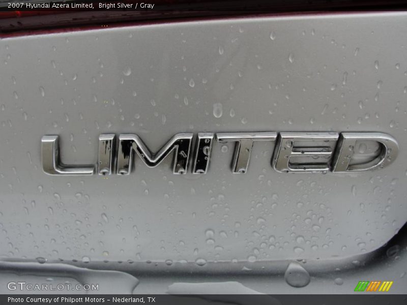 Bright Silver / Gray 2007 Hyundai Azera Limited