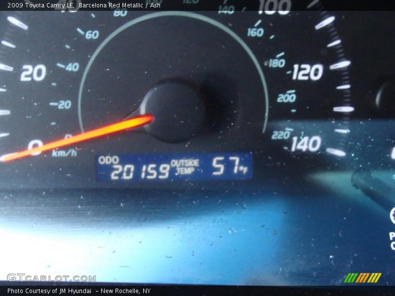 Barcelona Red Metallic / Ash 2009 Toyota Camry LE