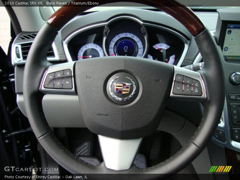 Black Raven / Titanium/Ebony 2010 Cadillac SRX V6
