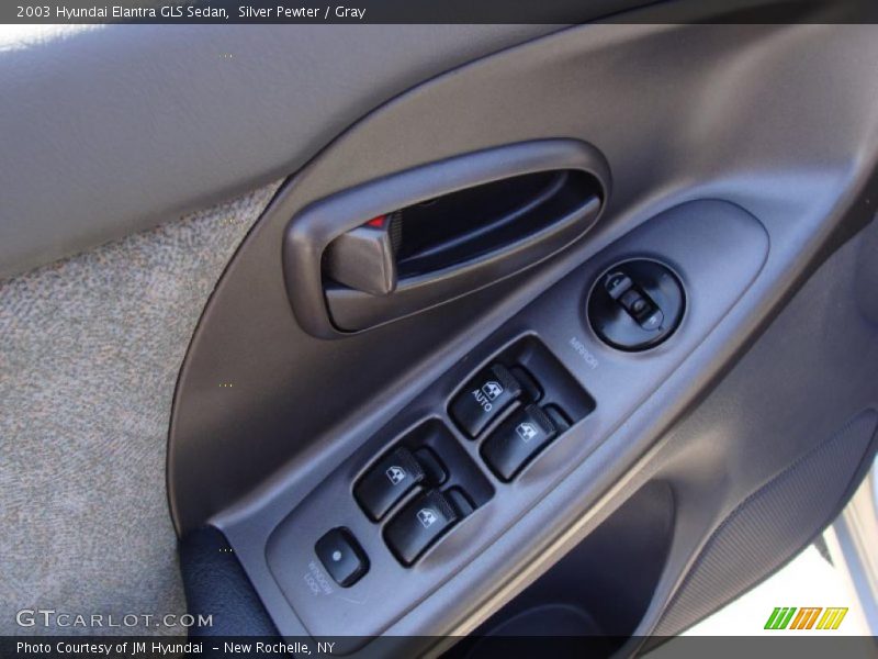 Silver Pewter / Gray 2003 Hyundai Elantra GLS Sedan