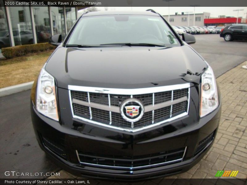 Black Raven / Ebony/Titanium 2010 Cadillac SRX V6