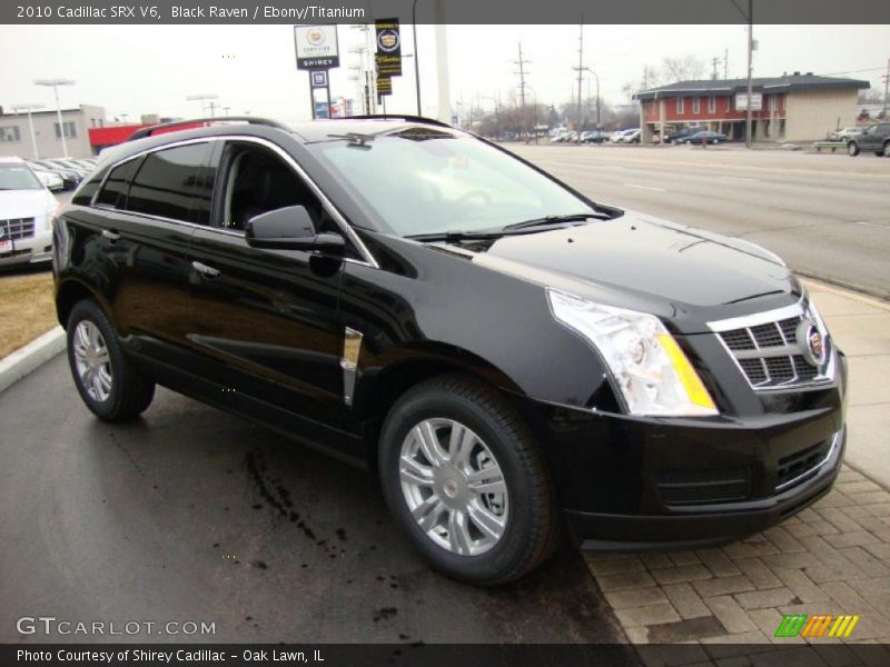 Black Raven / Ebony/Titanium 2010 Cadillac SRX V6
