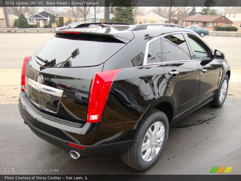 Black Raven / Ebony/Titanium 2010 Cadillac SRX V6