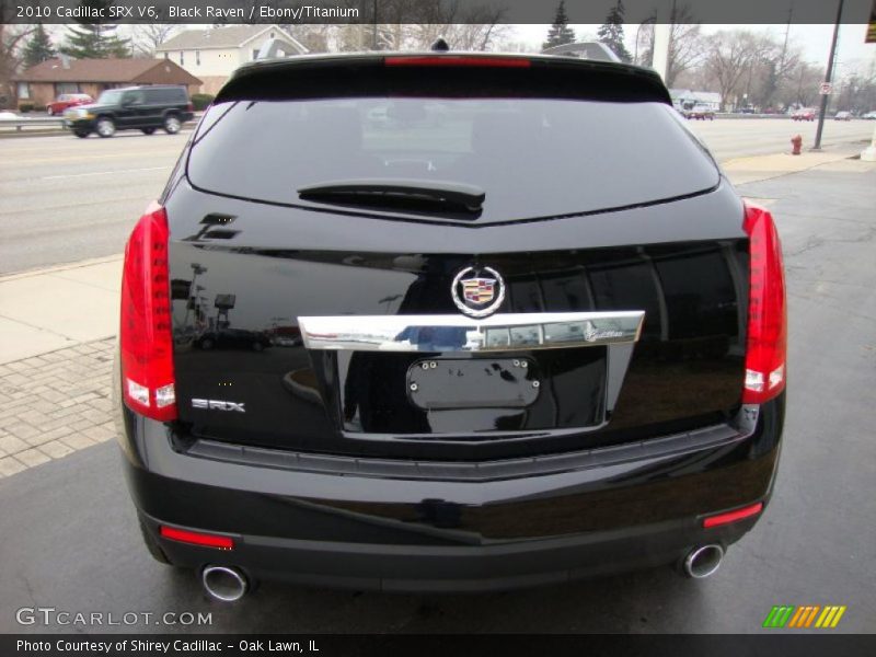 Black Raven / Ebony/Titanium 2010 Cadillac SRX V6
