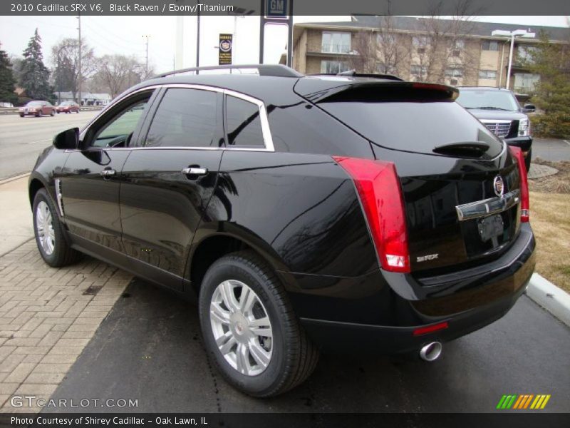 Black Raven / Ebony/Titanium 2010 Cadillac SRX V6
