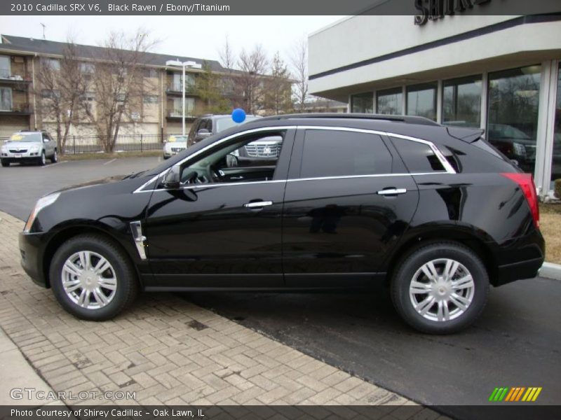 Black Raven / Ebony/Titanium 2010 Cadillac SRX V6