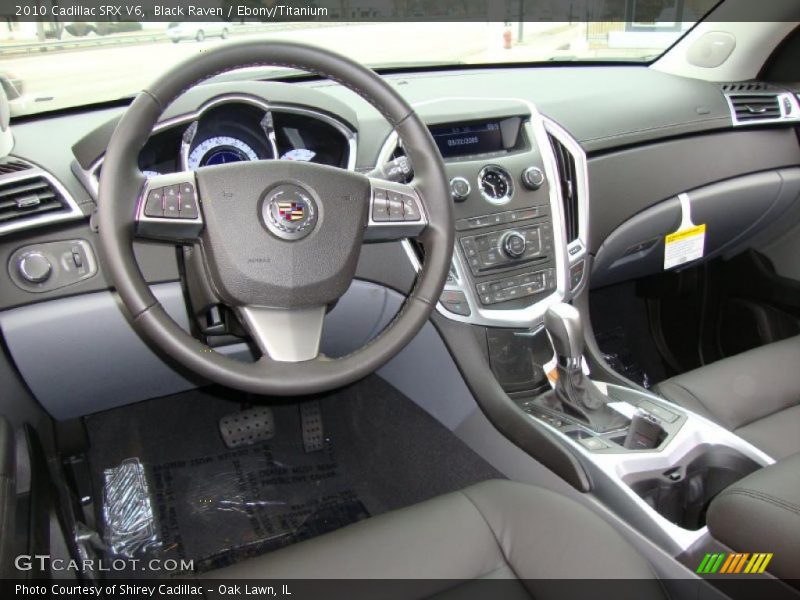 Black Raven / Ebony/Titanium 2010 Cadillac SRX V6