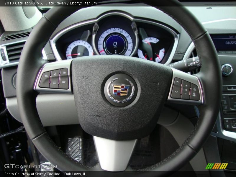 Black Raven / Ebony/Titanium 2010 Cadillac SRX V6